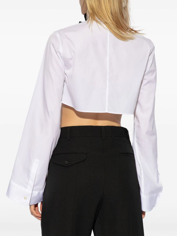 Cotton Broad X Polyester Satin Blouse