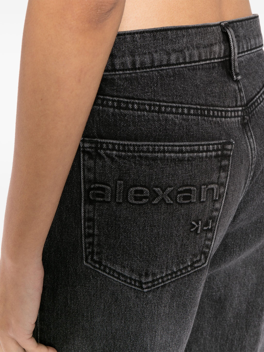 Ez Mid Rise Jean With Logo Pocket