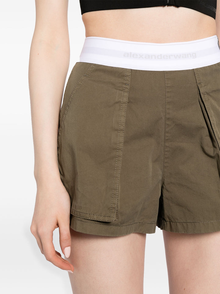 High-Waisted Cargo Rave Short