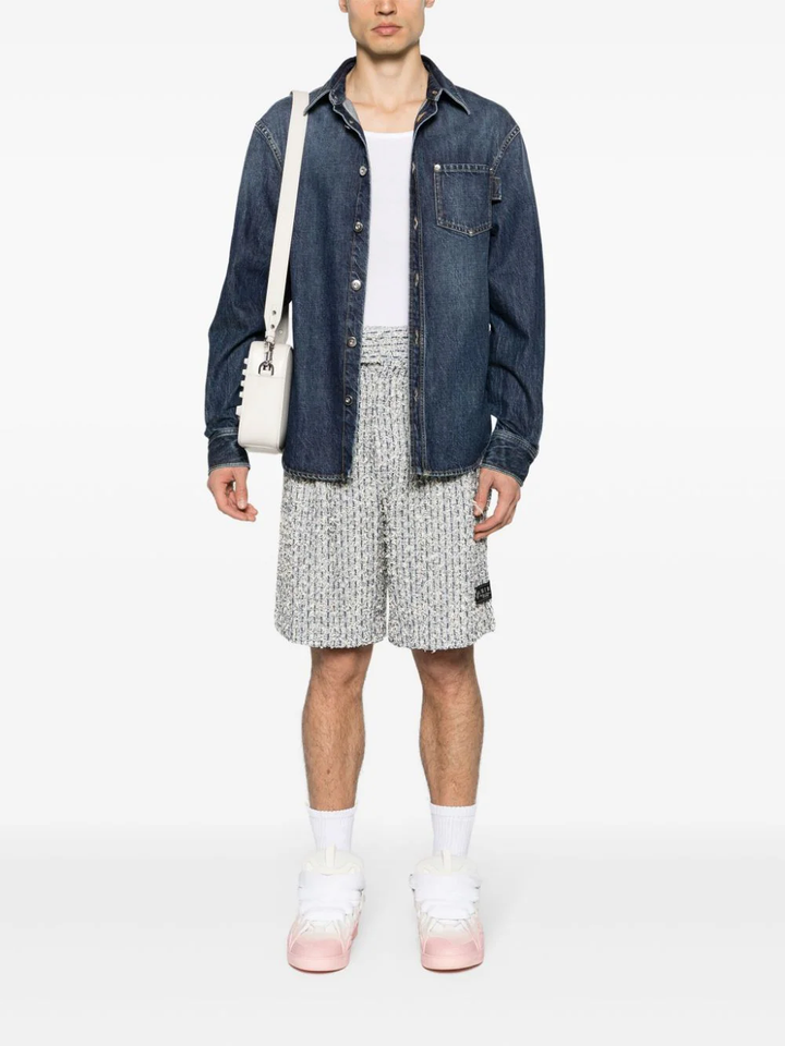 Boucle Tweed Skater Shorts