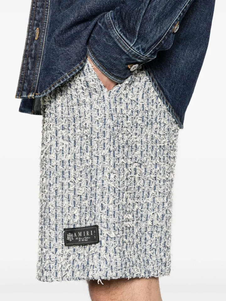 Boucle Tweed Skater Shorts