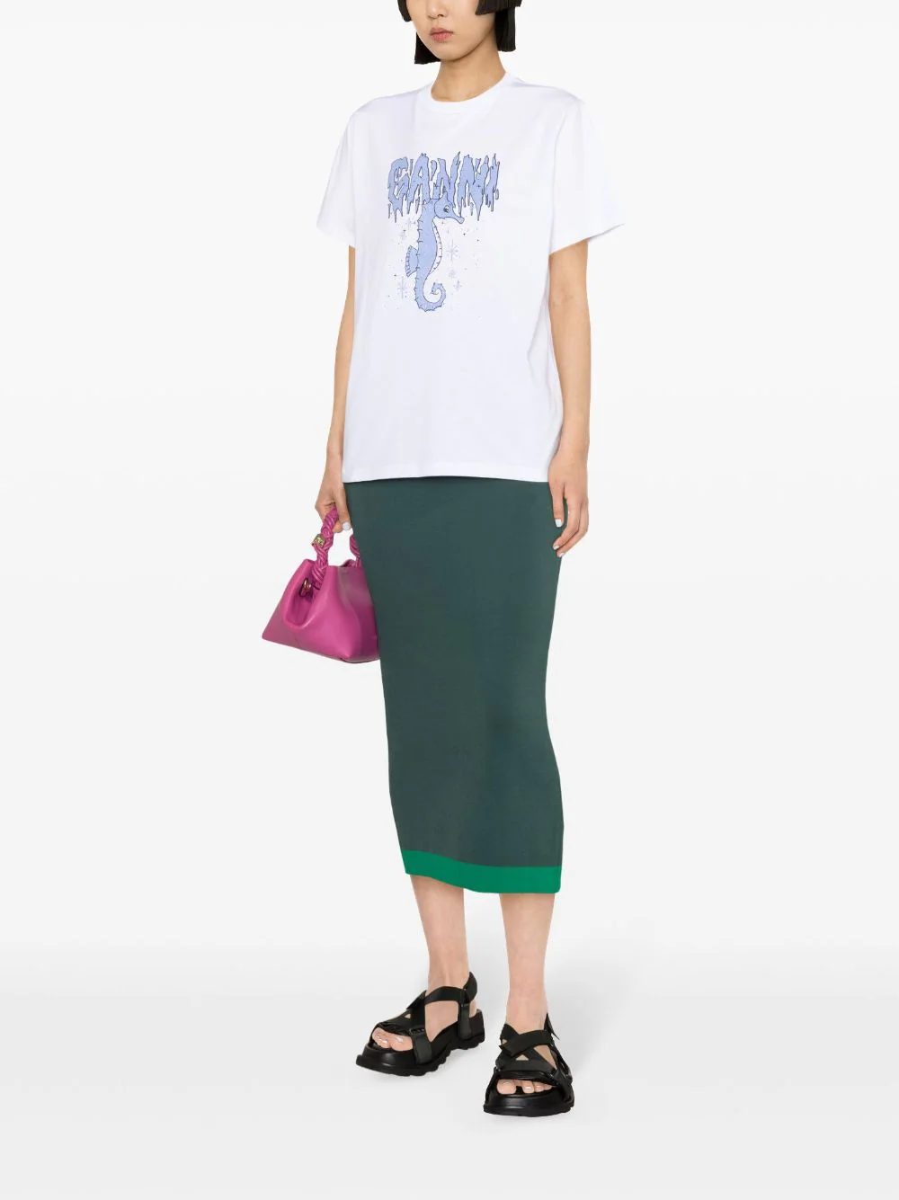 Basic Jersey Seahorse Relaxed Tee