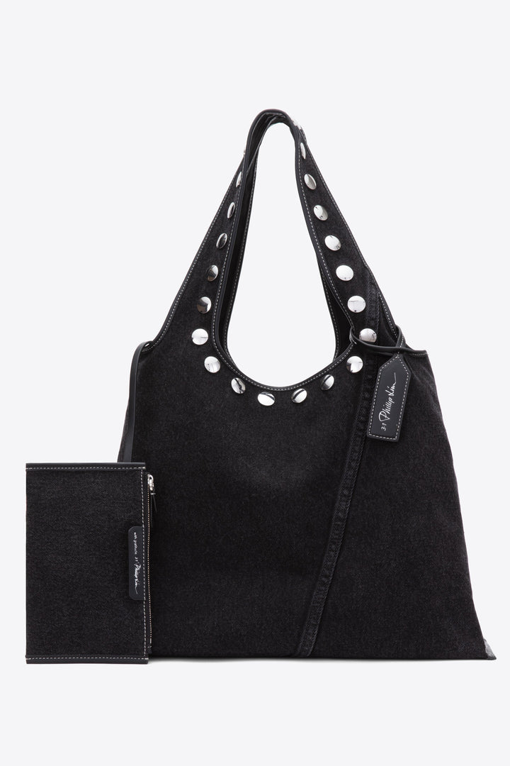 Washed Denim Market Tote