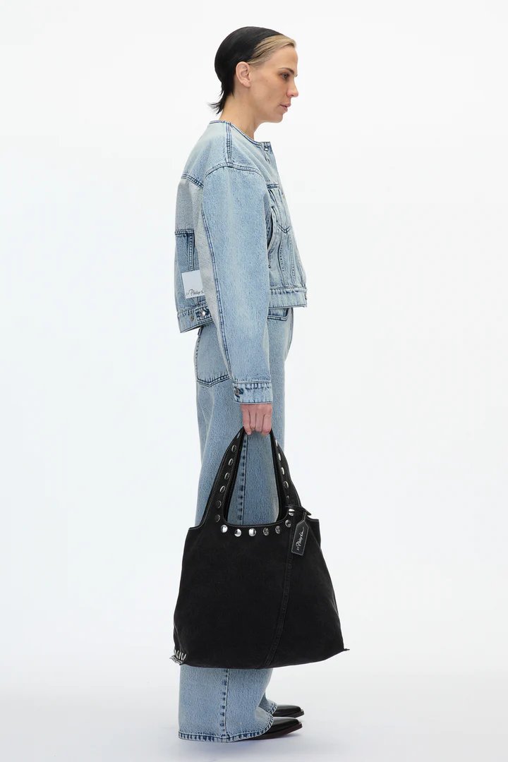 Washed Denim Market Tote