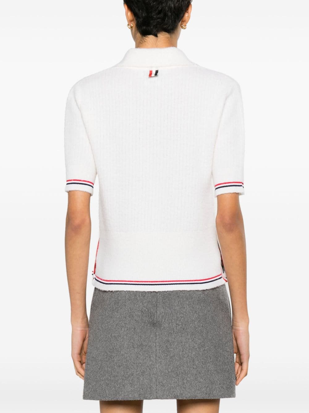 Brushed Tuck Stitch Polo Women