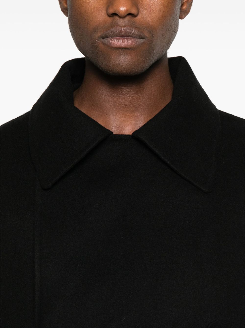 Wool Cashmere Blend Caban Coat