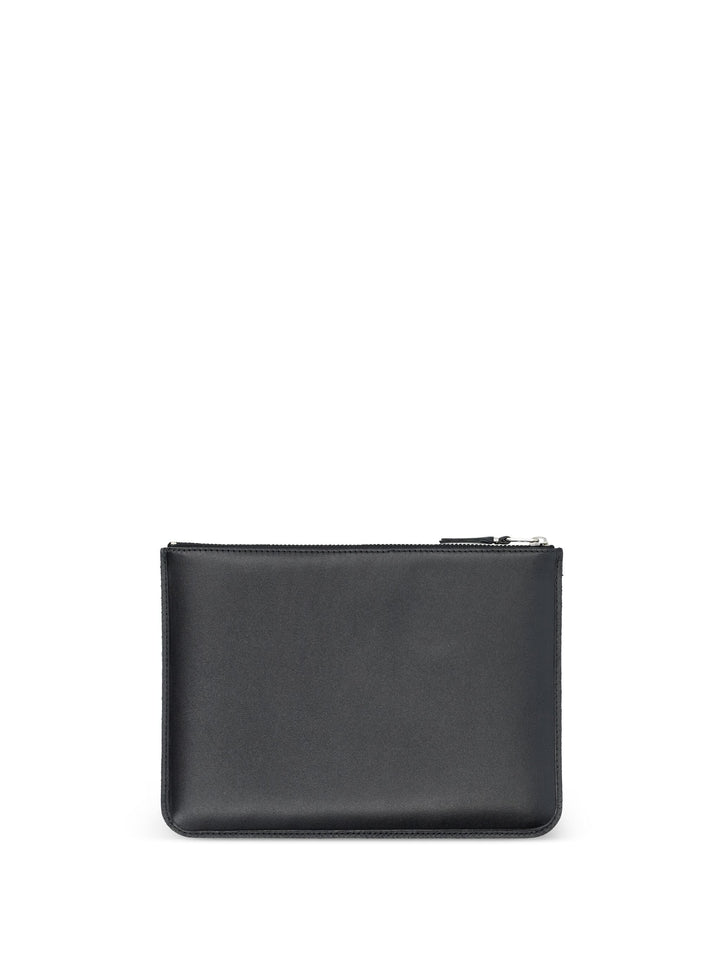 Silver Eyelet Zip Pouch