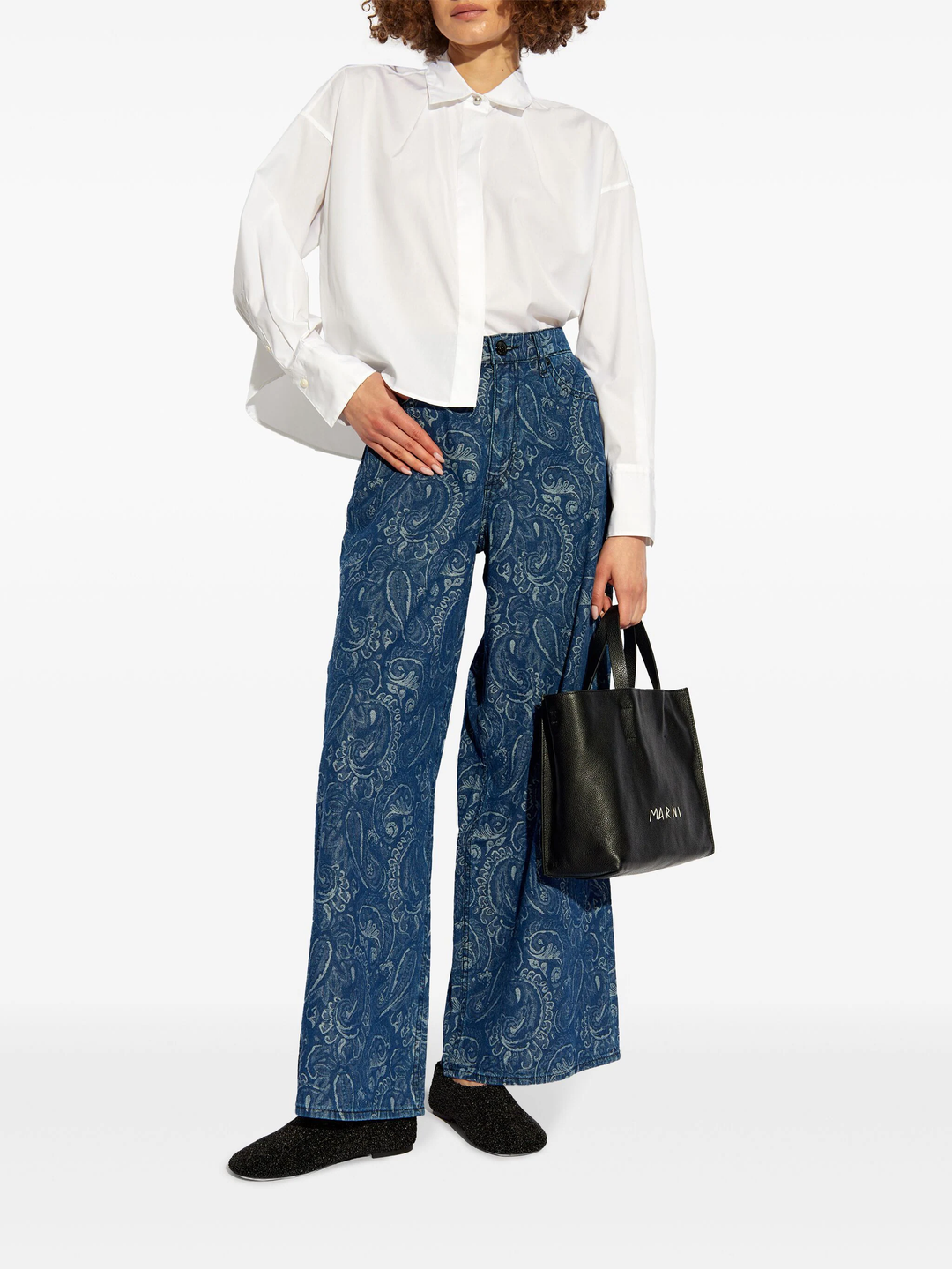 Sofie Ankle Wide-Leg Jeans