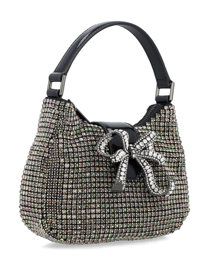 Multi Rhinestone Chainmail Handbag