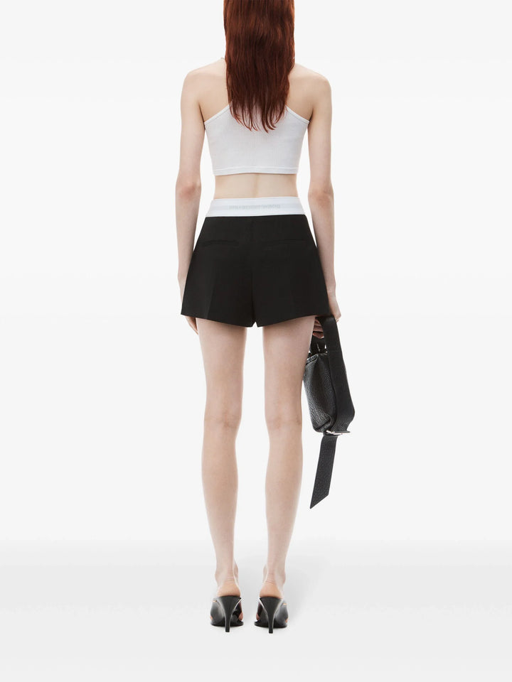 High Waisted Pleated Shorts