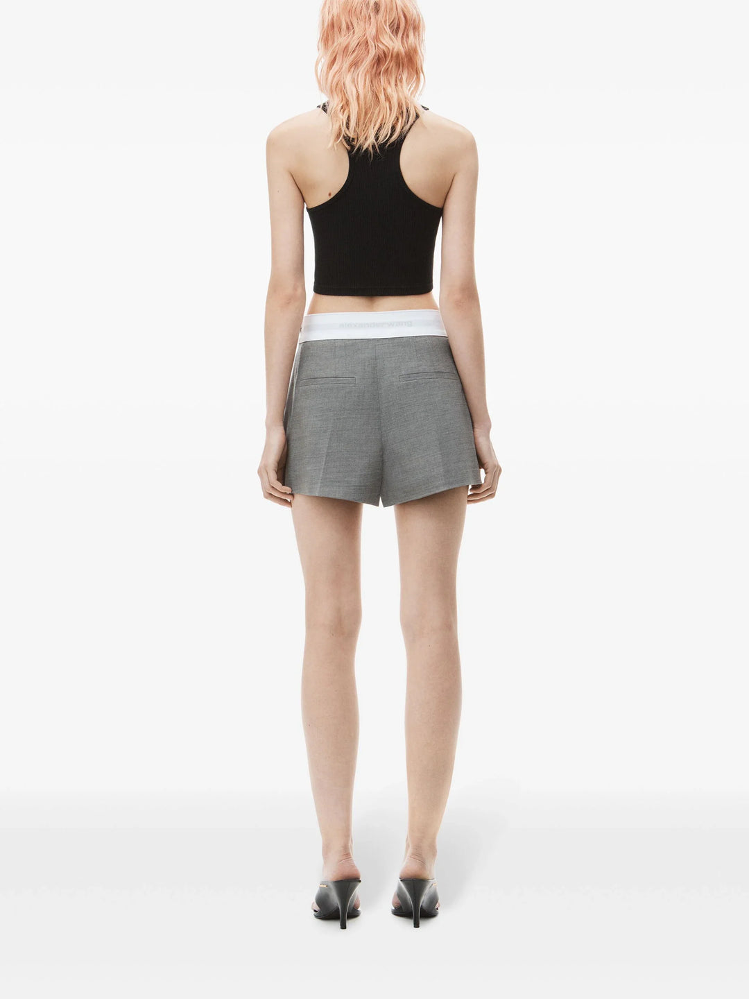 High Waisted Pleated Shorts