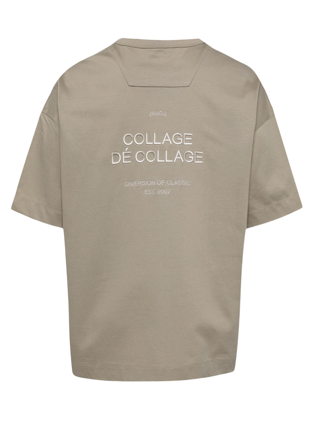 Semi-Over Fit Embroidery T-Shirt