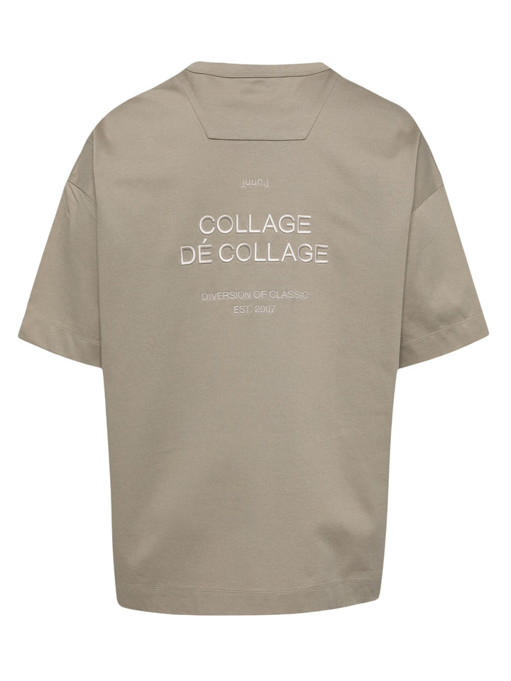 Semi-Over Fit Embroidery T-Shirt