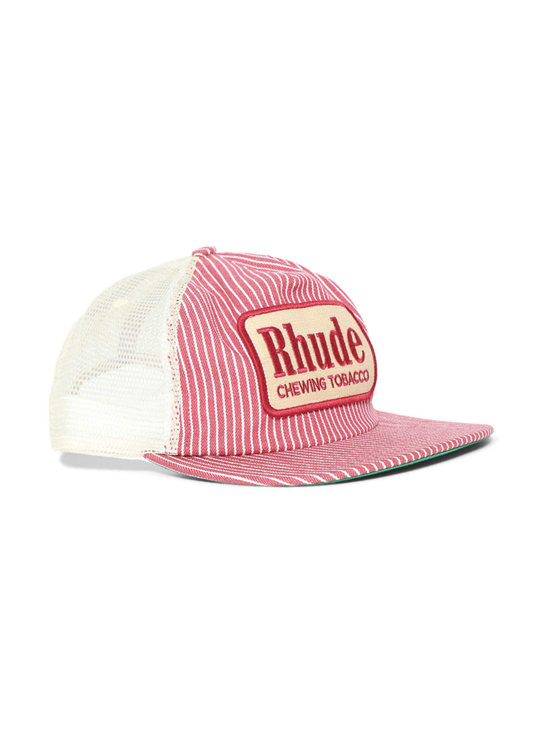 Red Striped Tobacco Trucker Hat