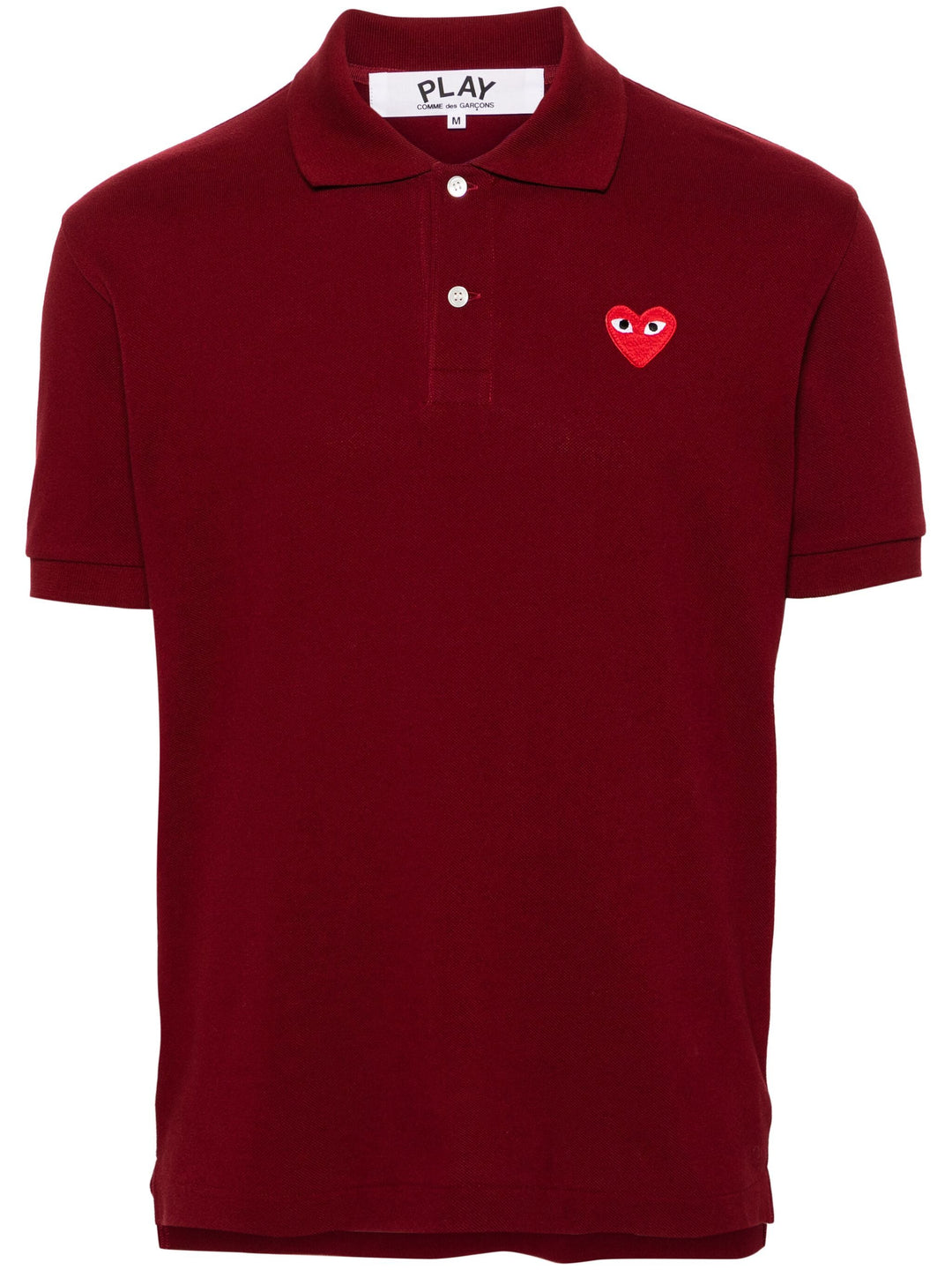 Single Red Emblem Polo Tee Unisex