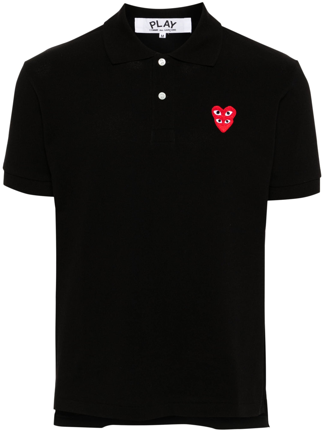 Stacked Red Emblem Polo Tee Unisex