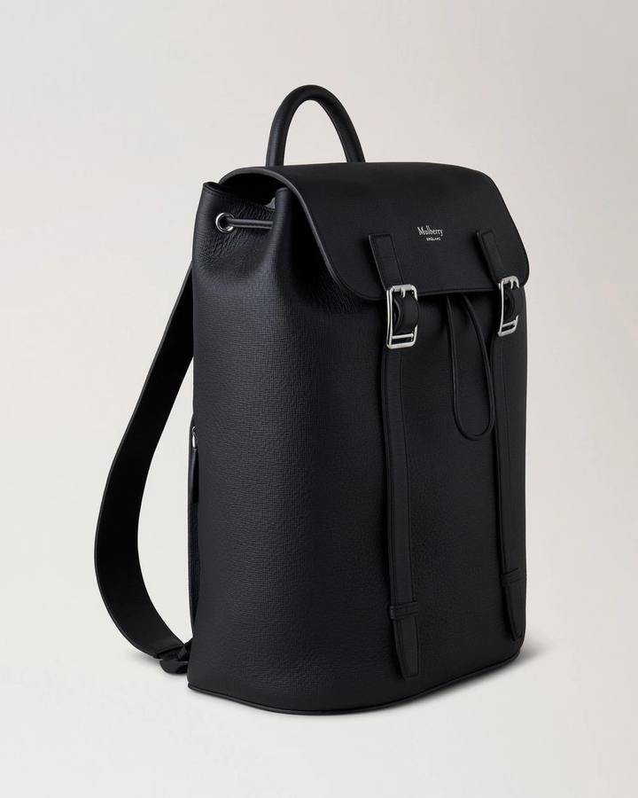 Camberwell Backpack Black Cross-Boarded Grain