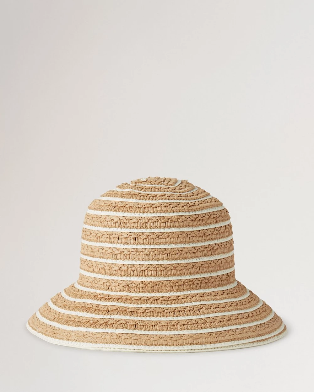 Braided Bucket Hat Eggshell Paper