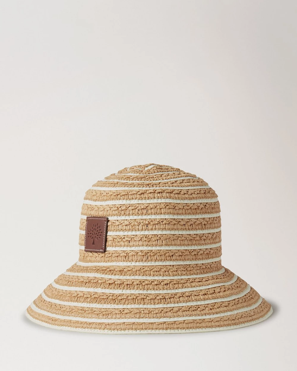 Braided Bucket Hat Eggshell Paper