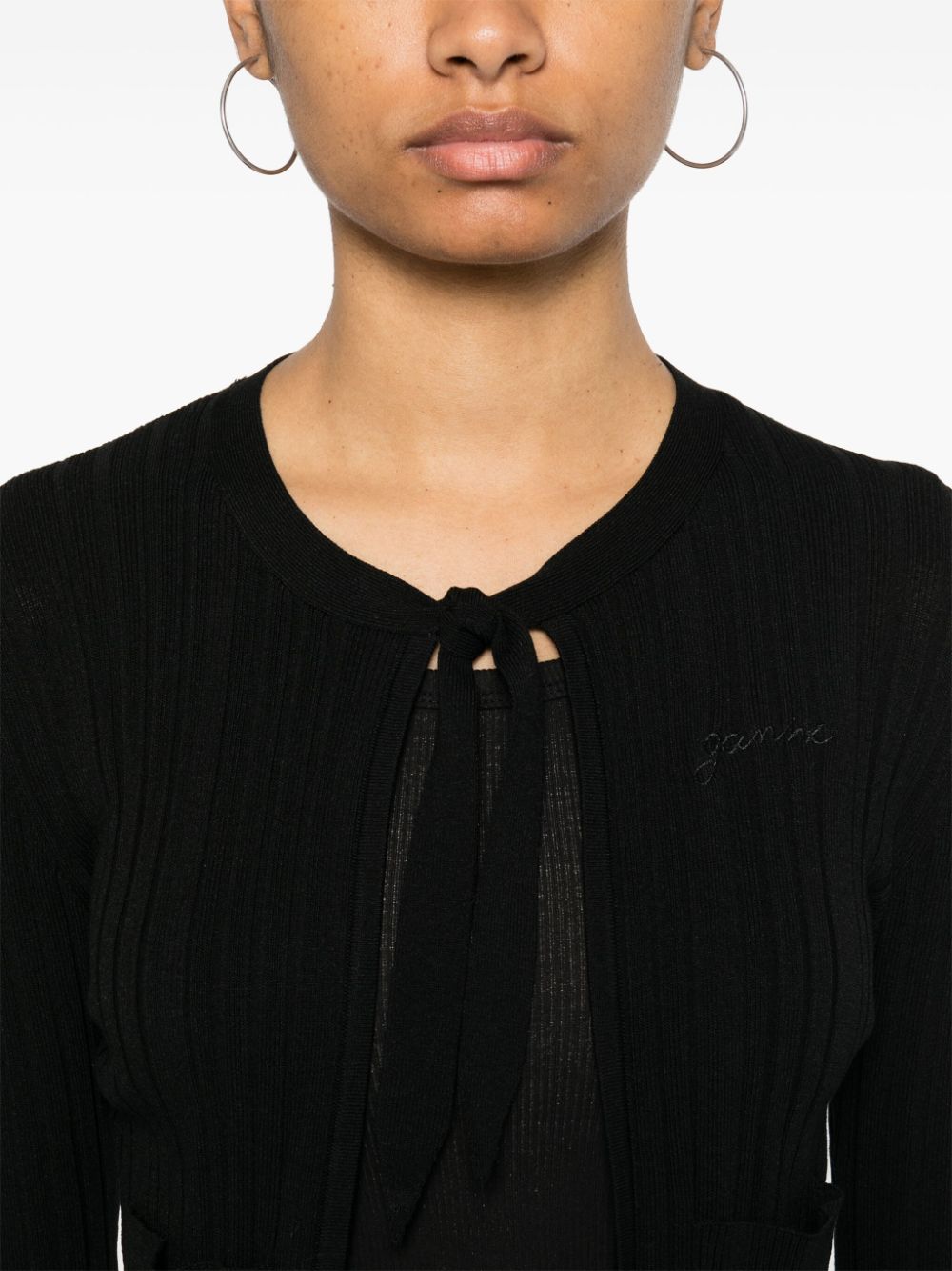 Light Viscose Rib Cardigan