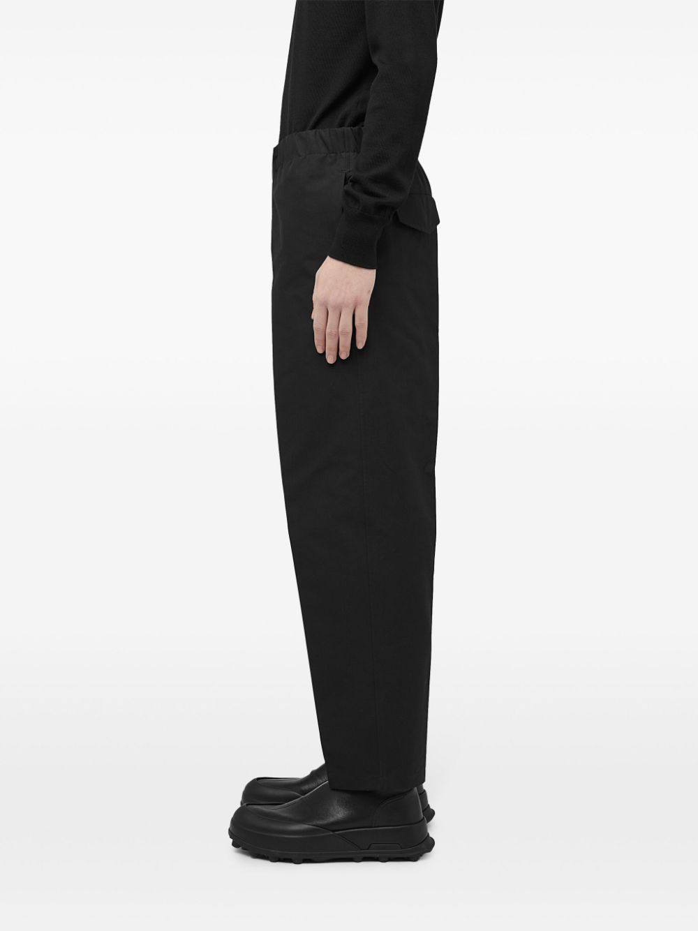Black Tapered Trousers