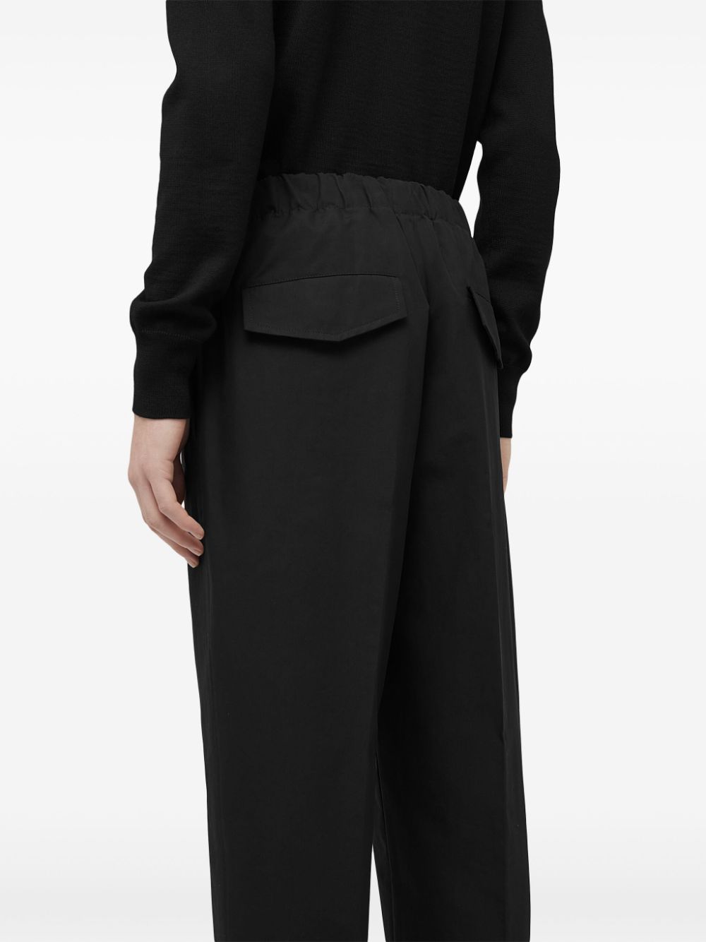 Black Tapered Trousers