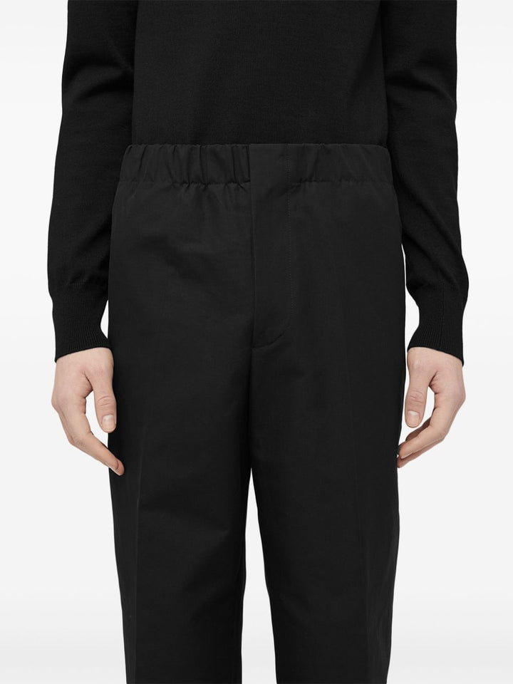 Black Tapered Trousers