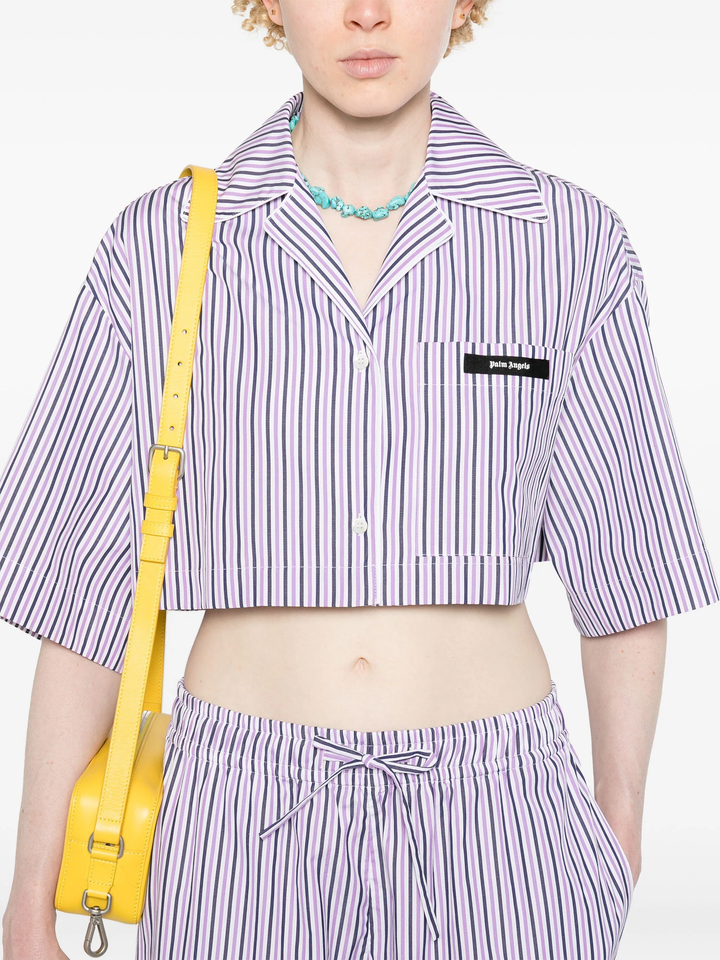 Stripes Cropped Shirt