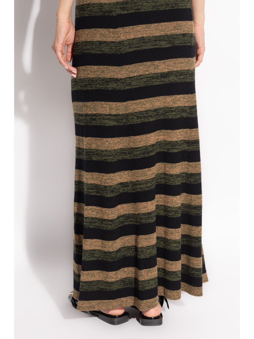 Mini Ribbed Merino Maxi Skirt