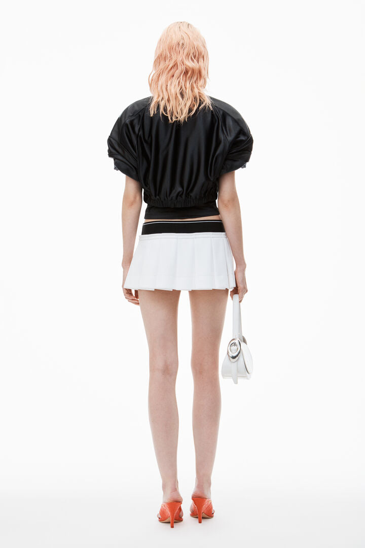 Logo Cheerleader Mini Skirt In Pique
