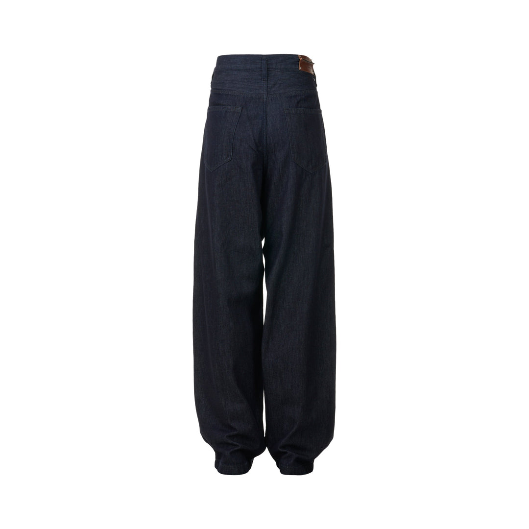 Light Weight Indigo Twill Rinsed Jeans