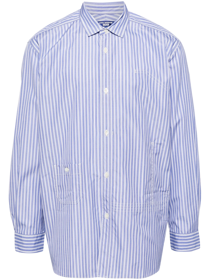 Cotton Stripe X Cotton Flannel Shirt