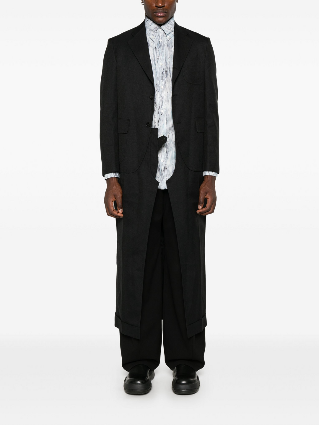 Polyester Wool Serge Coat