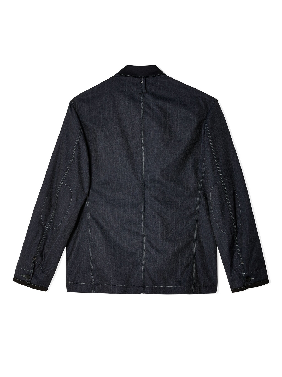Polyester Wool Herringbone Blouson