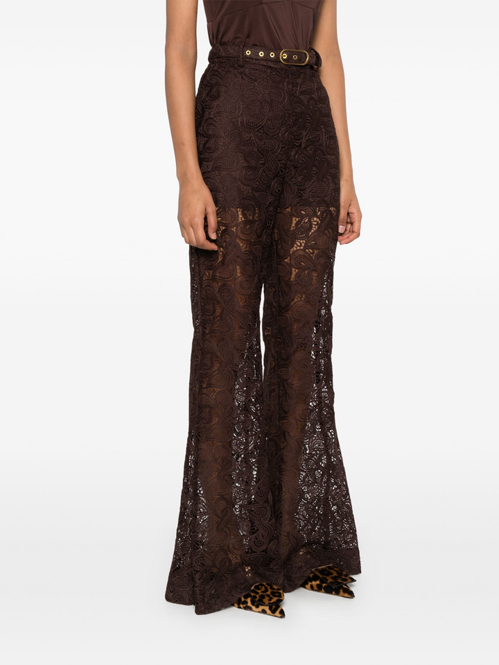 Illustration Lace Flare Pant