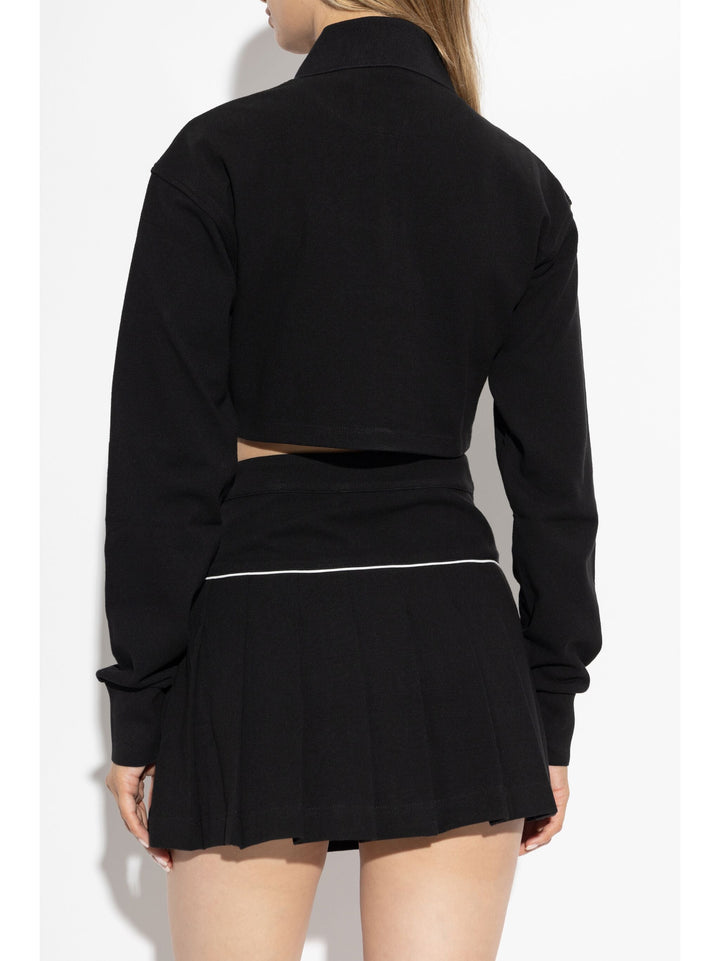 PA Monogram Cropped Polo