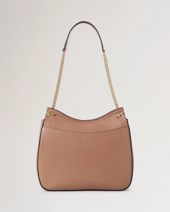 Lana Chain Shoulder High Gloss Leather