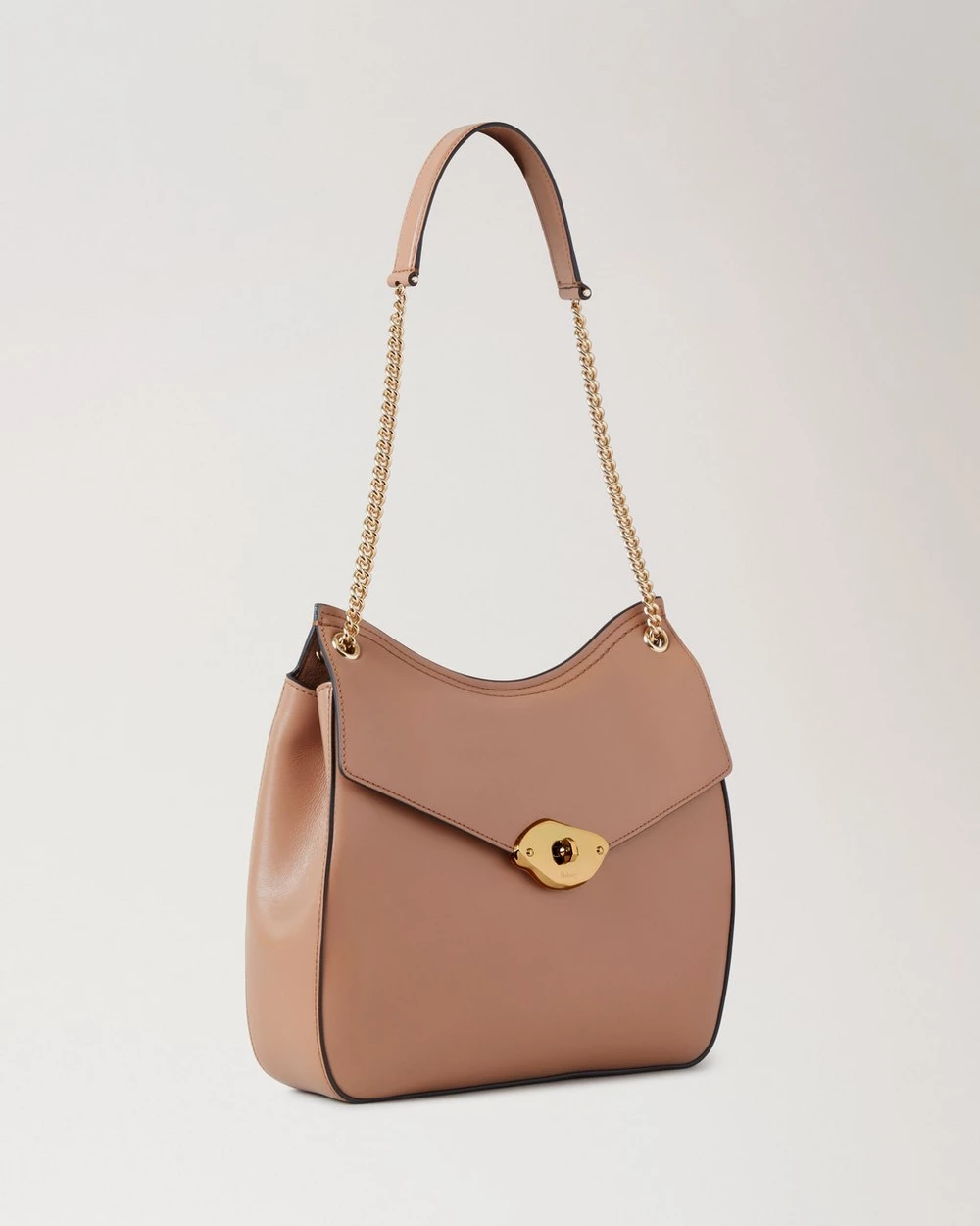 Lana Chain Shoulder High Gloss Leather