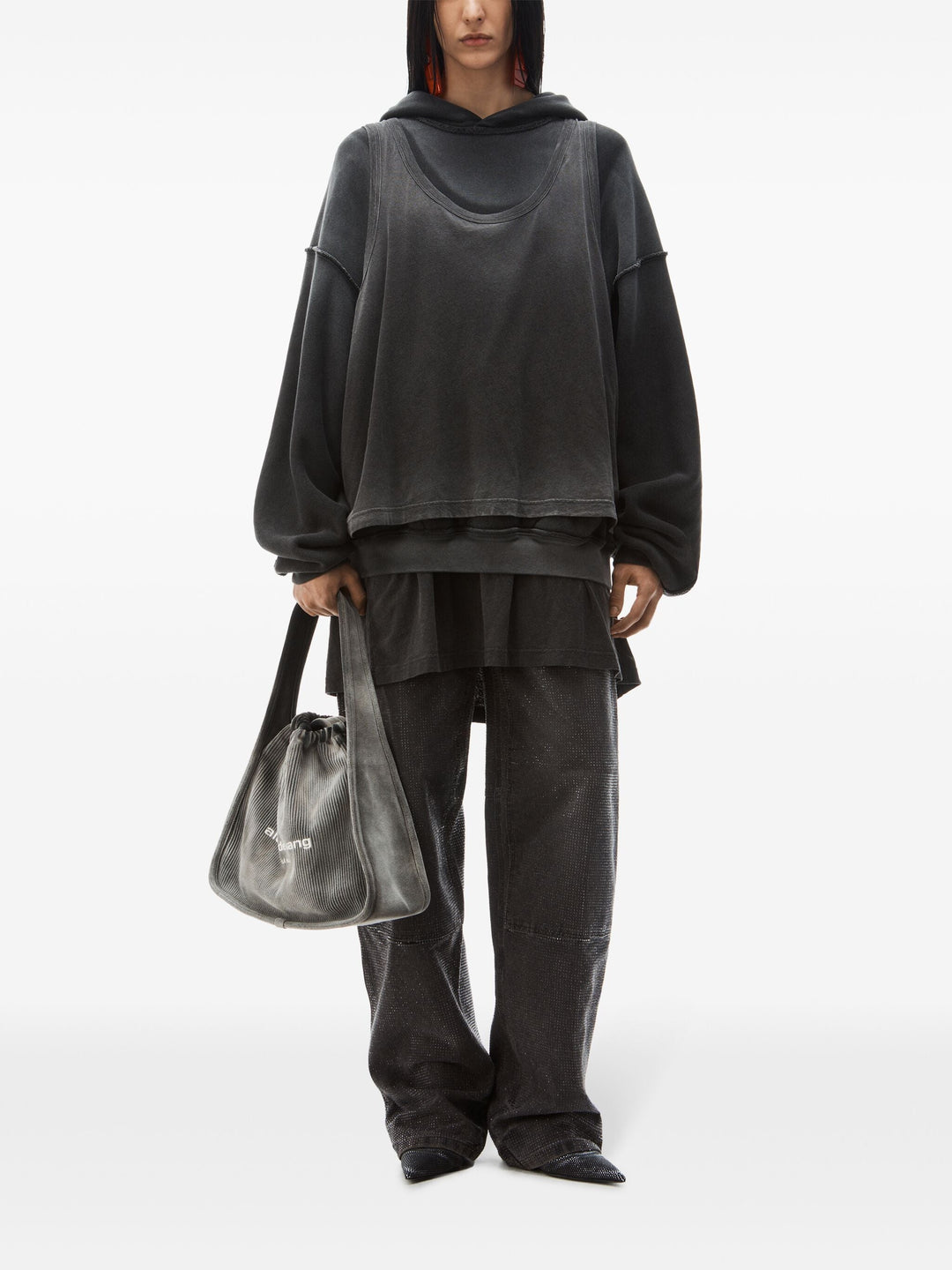 Ryan Large Bag In Ribbed Knit