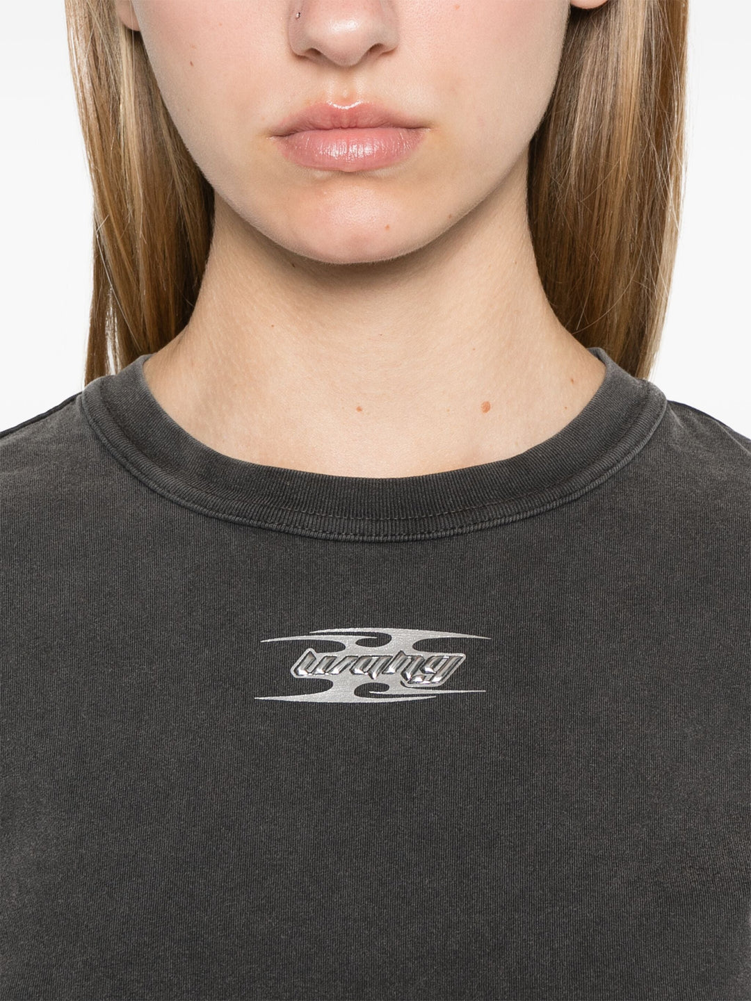 Blade Logo-Embossed Tee In Cotton