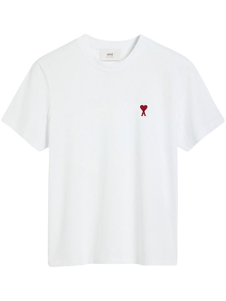 White Cotton Ami De Coeur T-Shirt