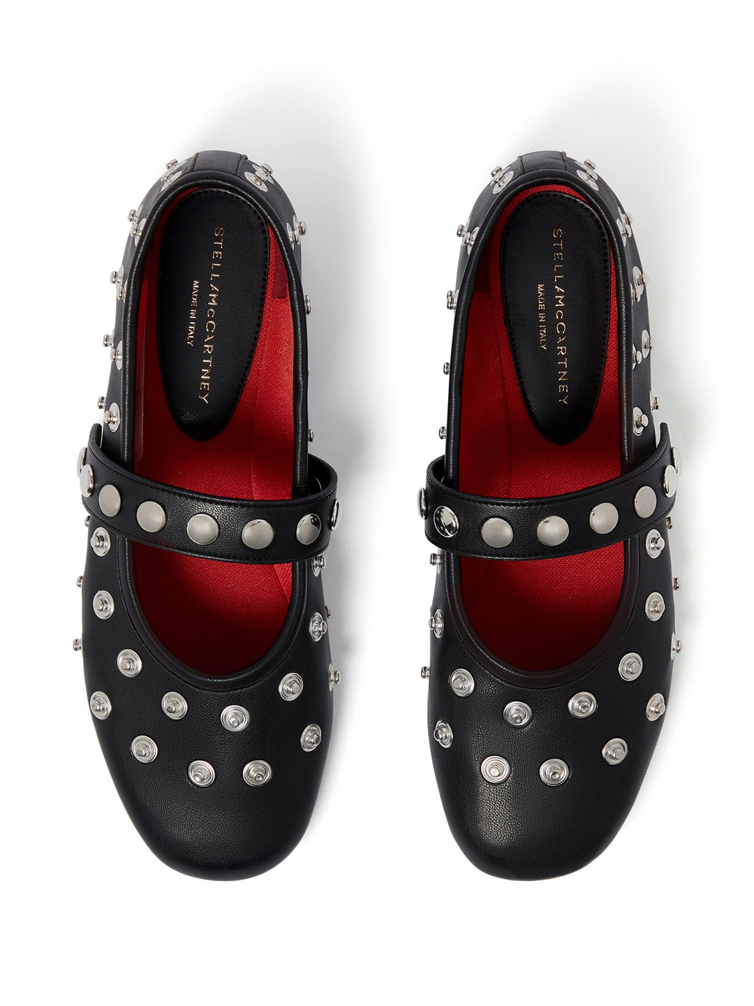 Ryder Popper-Studded Ballet Flats