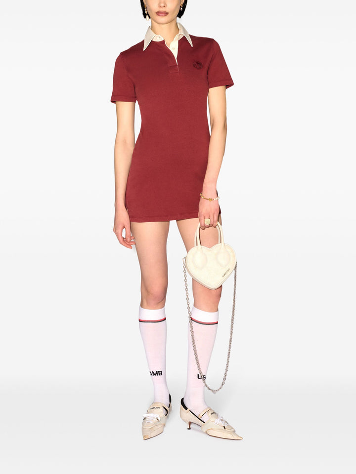 Rugby Shirt Dress Russet Brown