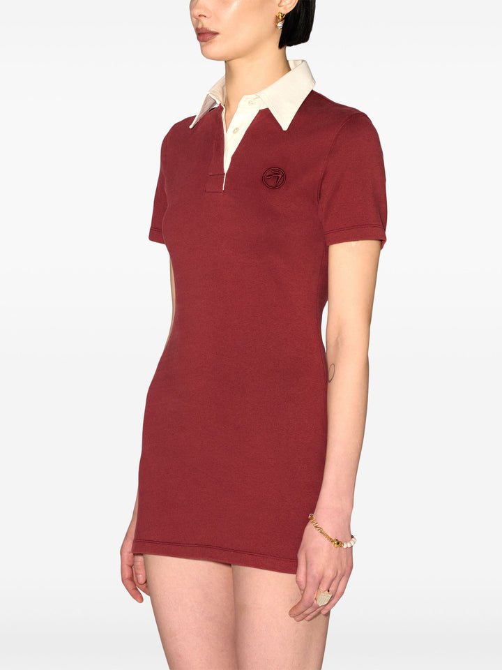 Rugby Shirt Dress Russet Brown