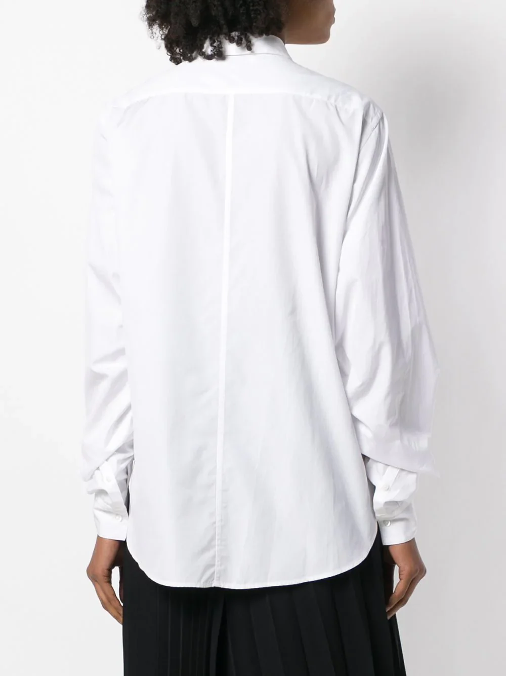 Gathered Sleeve Long Sleeve Shirt