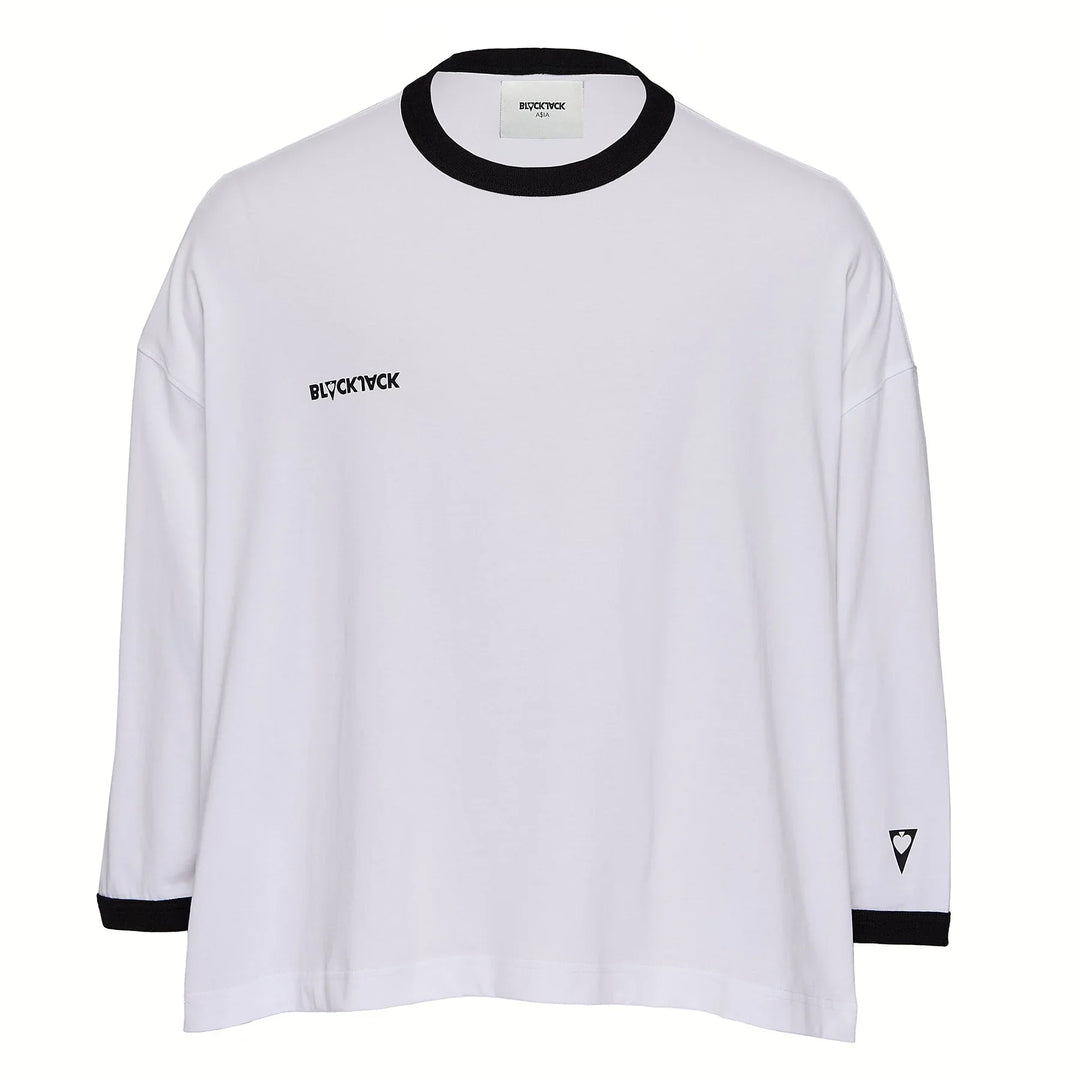 Ringer Tee In Cotton Jersey
