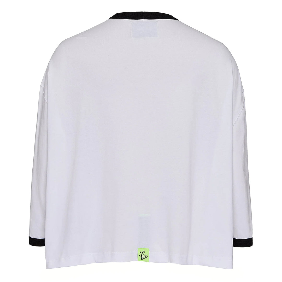 Ringer Tee In Cotton Jersey