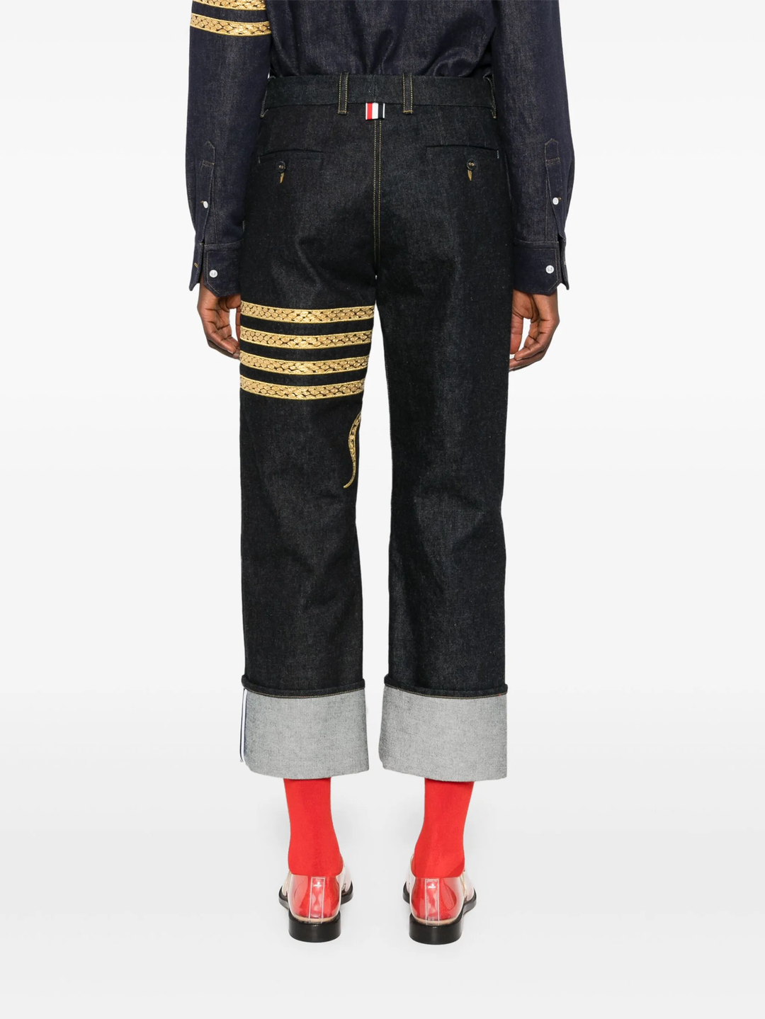 Lunar New Year Denim Trouser