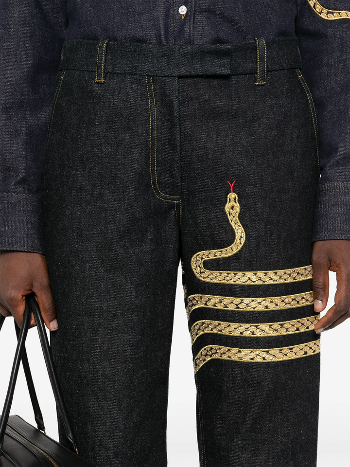 Lunar New Year Denim Trouser