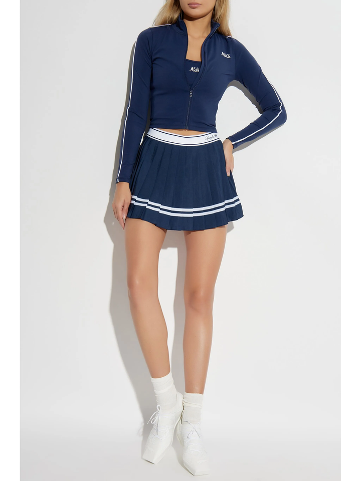 Vendome Script Pleated Skirt